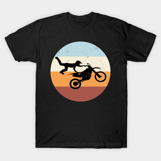 Vintage bike stunt T-Shirt by Qkibrat